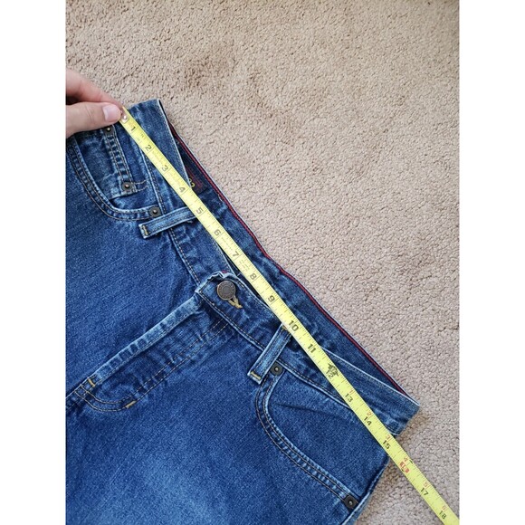 Vintage USA Made Abercrombie And Fitch Women's Flare Blue Jeans Size 4 Rn#75654 - Picture 12 of 14
